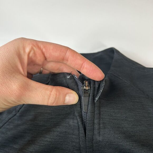 MEDELITA Ionic Nurse Scrub Jacket Womens Small S Polyester Full Zip Dark Gray - Picture 7 of 11